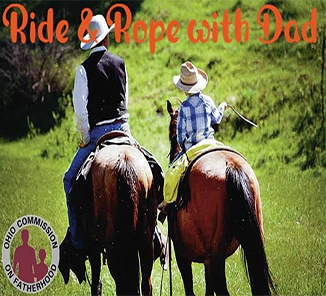 Perry Coutny JFS Ride and Rope with Dad